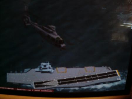 Dauphin + vue sur le PA charles de gaulle