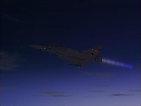 mirage 2000b la nuit